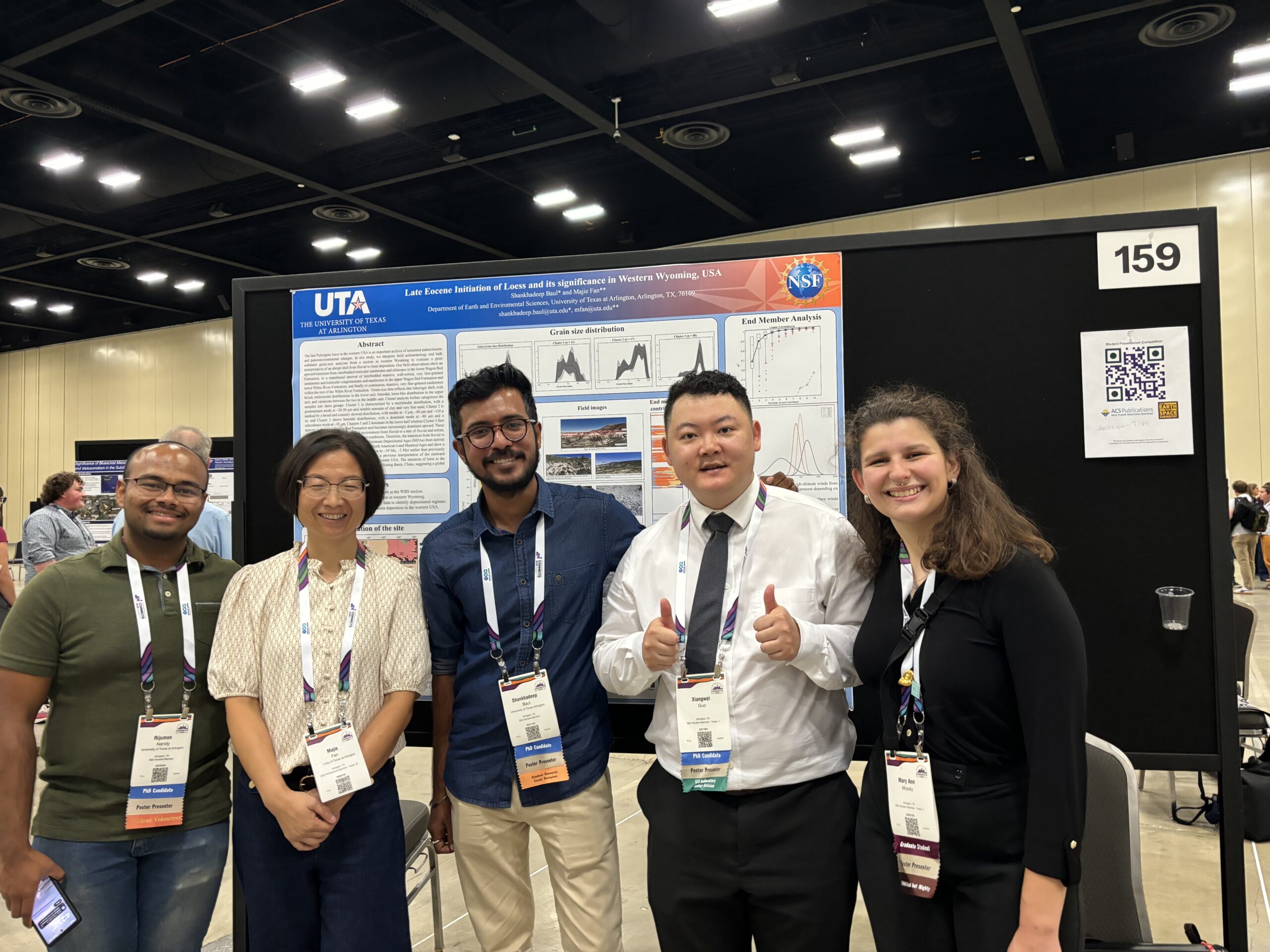 Presenting research with my Ph.D. research group